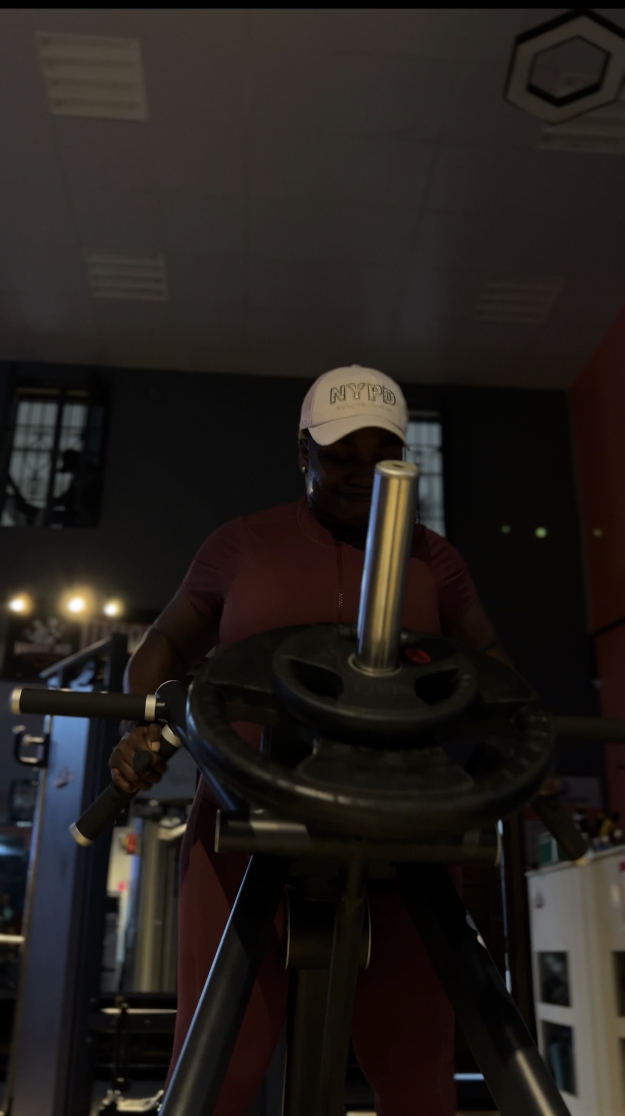 Lifting weights